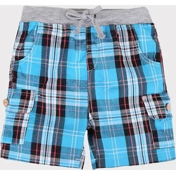 Chlapecké kostkované kraťasy - Modré 6