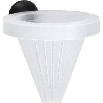 Krmítko na nítěnky do akvária bílá