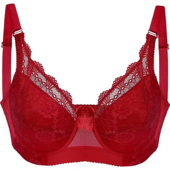Dámské oblečení Sexy podprsenka - Plus size červená 85D