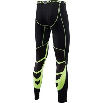 Pánské legíny F1716 zelená M