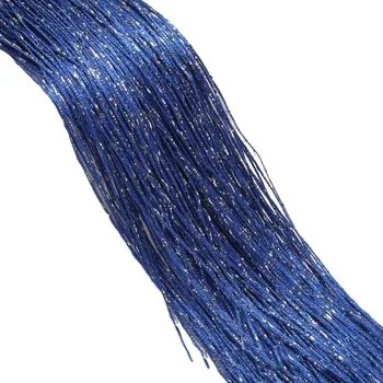 Záclona Provázková záclona 1 x 2 m tmavě modrá