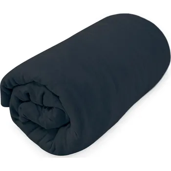 Prostěradlo JERSEY PROSTĚRADLO BASIC 160X200 CM TMAVĚMODRÉ