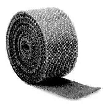 Stahovací páska Stahovací páska na suchý zip 1 m černá