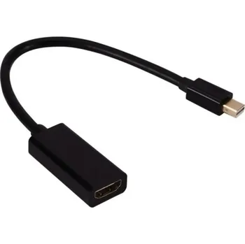 Video redukce Redukce mini DisplayPort samec na HDMI samice 1080p Adaptér mDP na HDMI Převodník MacBook PC Notebook Monitor TV Plug & Play Kvalitní přenos