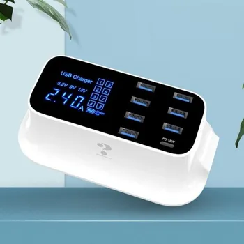 Nabíjecí stanice 7 USB portů / USB-C s PD 3.0 1