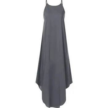 Dámské šaty Volné šaty na ramínka šedá XL