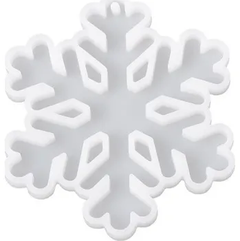 Vánoce Silikonová forma na ozdoby vločka 8,5 x 7,5 cm