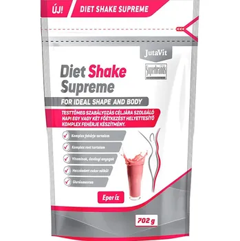 Fitness strava JutaVit Diet Shake Supreme bílkovinný prášek 720 g Příchuť: jahoda