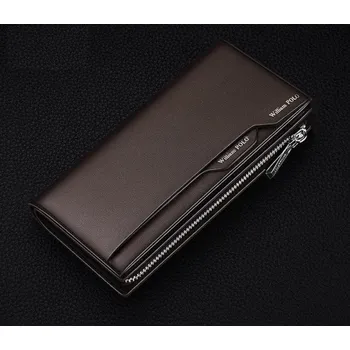 Peněženka Pánská kožená peněženka velká M650 tmavě hnědá 2