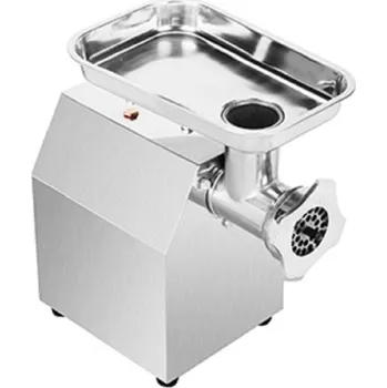 Kuchyňský mlýnek Elektrický mlýnek na maso 120kg/h Výkonný kuchyňský strojek na mletí masa 840 W Nerezový mlýnek na maso 37 x 42 cm