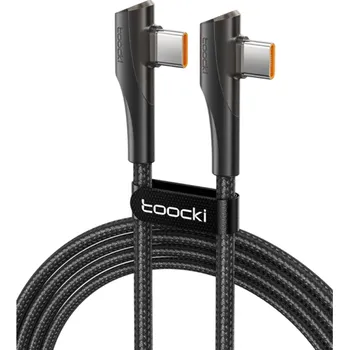 Datový kabel Rychlonabíjecí kabel USB C na USB C 1 m 100W 90° konektor datový kabel 5A 480 Mbps pro mobilní zařízení tablet notebook pohodlné použití