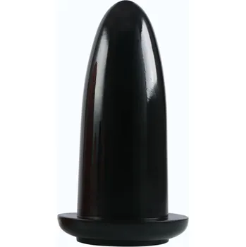 Vibrátor Plastový anální kolík vel XL s hladkým povrchem pro smyslnou stimulaci a snadné zavádění v diskrétním balení pro maximální soukromí černá