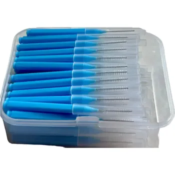 Dentální hygiena Mezizubní kartáček 1,2 mm Sada mezizubních kartáčků 80 ks