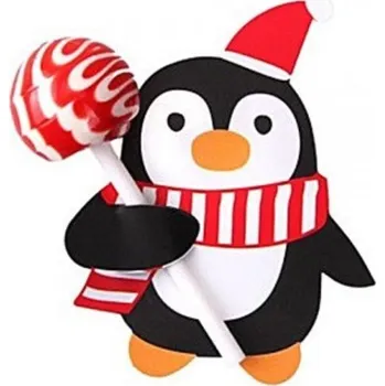 Vánoční dekorace Vánoční obrázek na lízátko 50 ks 1