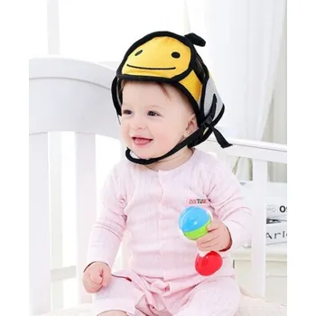 Dětská zábrana Ochranná dětská helma se zvířátkem černá