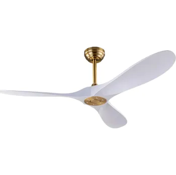 Domácí ventilátor Stropní ventilátor Stropní ventilátor s dálkovým ovladačem 100 V - 260 V 132 x 65 cm bílá