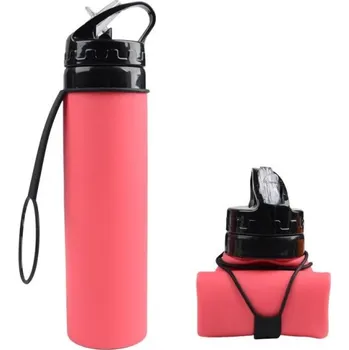 Láhev Skládací sportovní lahev růžová