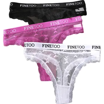 Kalhotky Dámské kalhotky 3 ks černá,&nbsp;růžová, bílá barva S