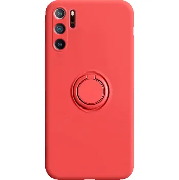 Pouzdro na mobilní telefon Magnetický silikonový kryt na Honor 20 červená