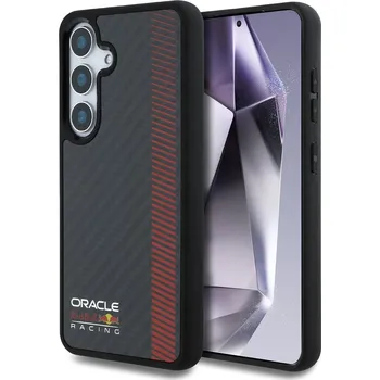 Pouzdro na mobilní telefon Red Bull Carbon Powerbar MagSafe Zadní Kryt pro Samsung Galaxy S25 Černý