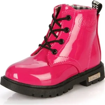 Dívčí obuv Dětské kotníkové boty A1541 tmavě růžová 27