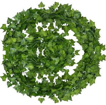 Umělá girlanda listů břečťanu 12 ks