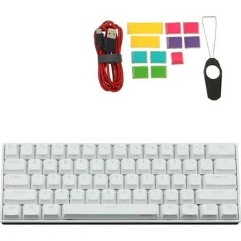 Klávesnice s podsvícením K308 bílá