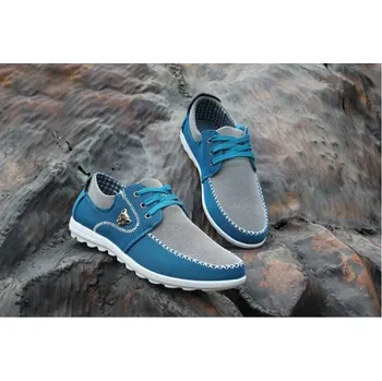 Pánské tenisky Pánské plátěné boty světle modrá 43