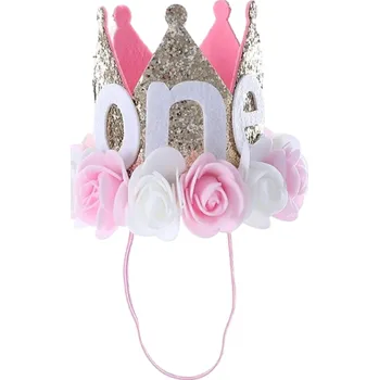 Karnevalový doplněk Narozeninová čepička první rok 9 cm