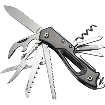 Multifunkční nůž Multifunkční švýcarský kapesní nůž 9,7 cm Nerezová ocel Slitina hliníku Outdoorový nůž EDC Nářadí na cesty Kempingový nůž