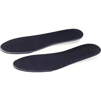 Vložka do bot Vložky do bot z paměťové pěny Černá barva Výška 2 cm Měkké ortopedické vložky pro chůzi a sport Tlumení nárazů Zvýšení pohodlí v obuvi
