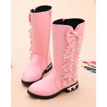 Dětská móda Dívčí kozačky růžová 33,5