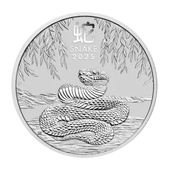 Sběratelství The Perth Mint Lunární série III. Rok hada 1000 g. 2025 stříbrná mince
