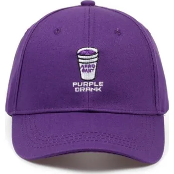 Pokrývka hlavy Kšiltovka s nápisem T111 fialová