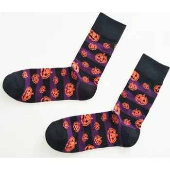 Dámské ponožky Halloweenské ponožky černá