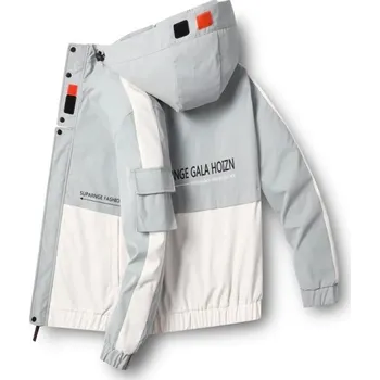 Pánská větrovka Pánská bunda F1281 šedá L