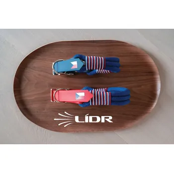 Obojek pro psa Reprezentační obojek Lídr pro psy -červený Velikost: M v českých barvách