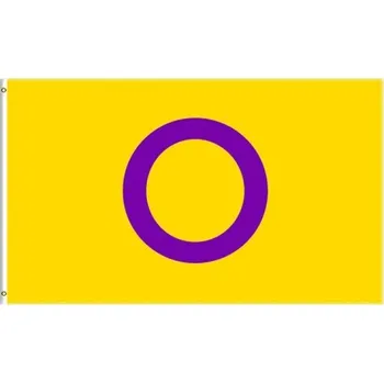 Vlajka Intersexuální vlajka hrdosti 90 x 150 cm