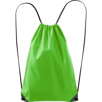 Sportovní batoh zavírání na stahování 2 polyesterové šňůrky v barvě 01 reflexní prvky v dolních rozích vnitřní kapsa na zip 20 x 23 cm rozměry batohu 45 x 34 cm - 19-91292XX