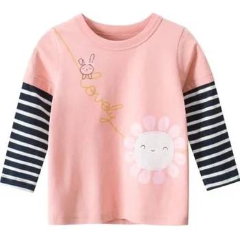 Dívčí tričko Dětské tričko s dlouhým rukávem B1654 4 D