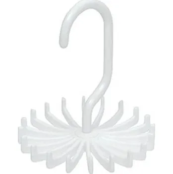 Věšák Věšák na pásky a kravaty bílá