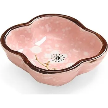 Keramická miska květ růžová