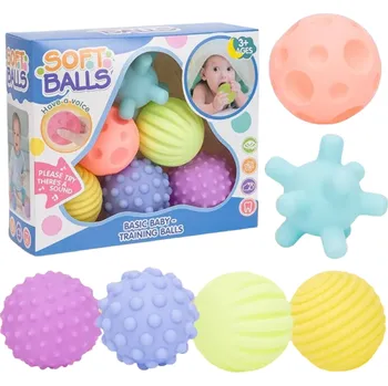 Senzorické hračky pro miminka 6 ks