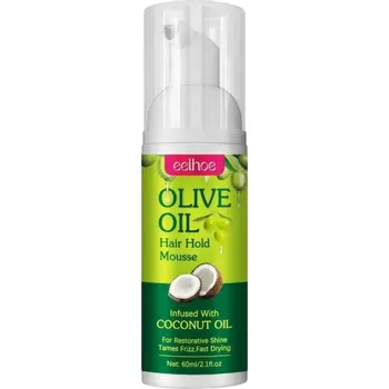 Stylingový přípravek Stylingová pěna na vlny s olivovým olejem Pěna na vlasy pro definici vln Pěna na kudrnaté vlasy Fixační pěna na vlasy 60 ml