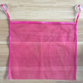 Dětský organizér do koupelny tmavě růžová