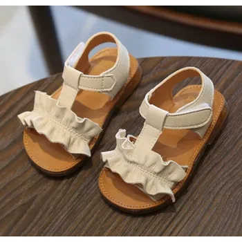 Dívčí obuv Dívčí gumové sandály A1100 béžova 18,5