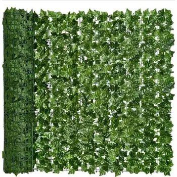 umělá květina Umělý živý plot z břečťanu 50x300 cm Zelené listové panely Dekorativní zástěna na balkon Ochrana soukromí Domácí venkovní zahradní oplocení Zelená