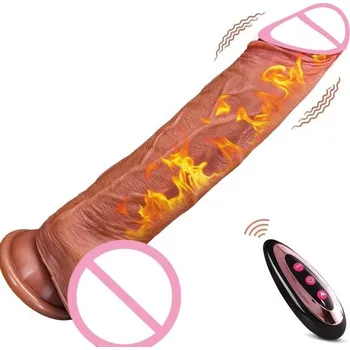 Vibrátor Realistické silikonové dildo 22,5 cm s přísavkou a dálkovým ovladačem pro intenzivní potěšení, pružný materiál, diskrétní balení