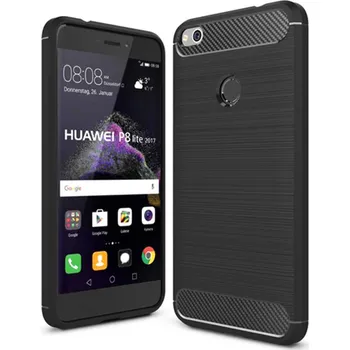Beweare Ohebný carbon kryt na Huawei P8 Lite 2017 / P9 Lite 2017 - černý