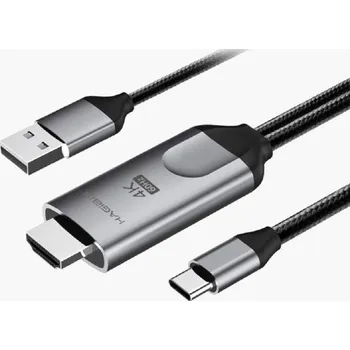 Video kabel Kabel HDMI / USB-C / USB 1,8 m